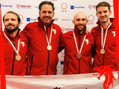 Men's Epee Team win Commonwealth Bronze